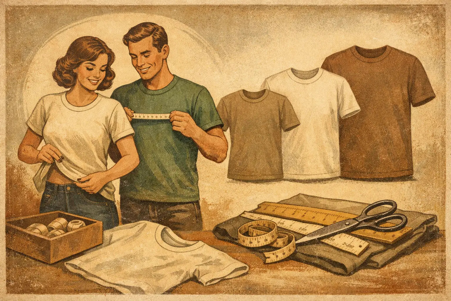 Guía de tallas camisetas unisex sin fallar